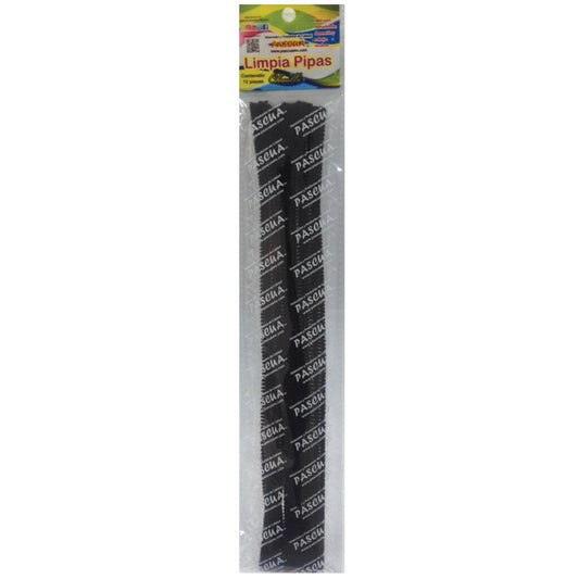 Limpia Pipas Negro Chenille 12 piezas Pascua