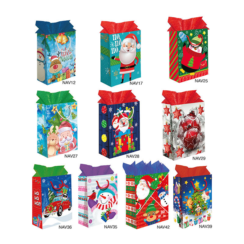 Bolsa de Regalo Navidad Jumbo Paquete 10 piezas Surtido Creear