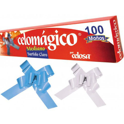 Moño Celomagico Surtido Claro Mediano Celosa Paquete/100 Janel