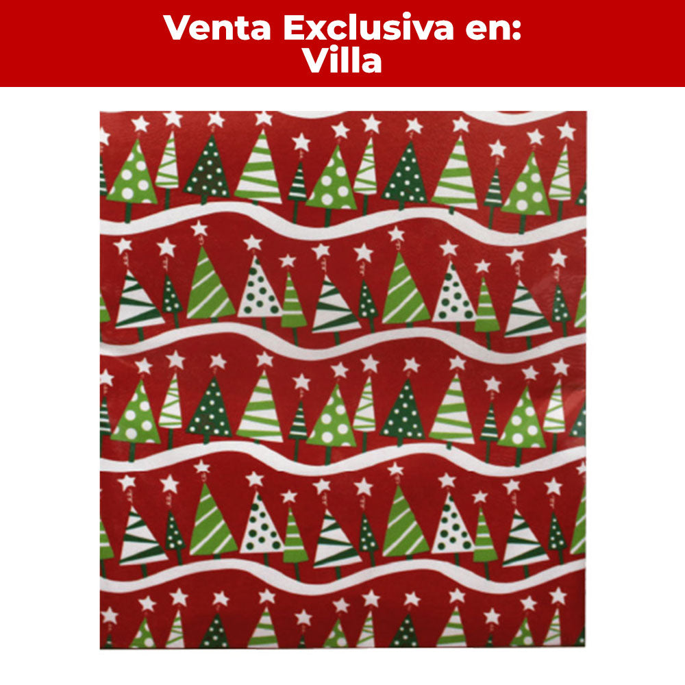 Papel Regalo Navideño Ondas Janel