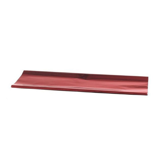 Papel Metalizado Liso Brillante 004 Rojo 70 x 53 Pliego Navi Plastic