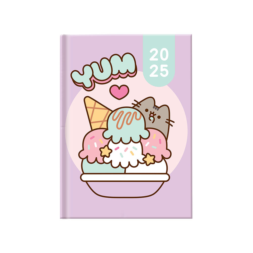 Agenda 2025 Diaria Pusheen con Stickers