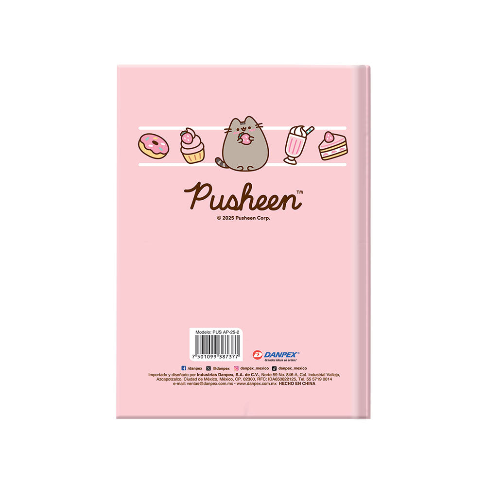 Agenda 2025 Diaria Pusheen con Stickers