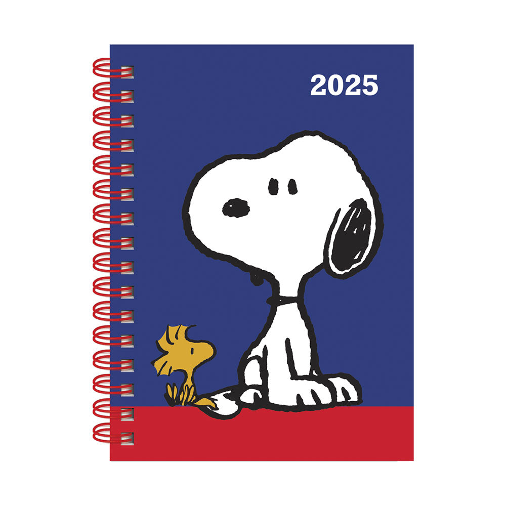 Agenda 2025 Diaria Snoopy con Stickers