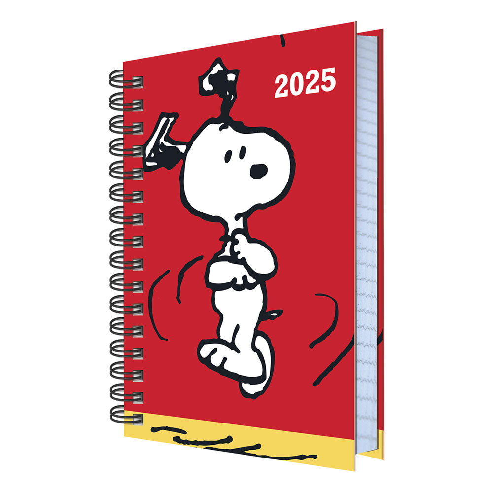 Agenda 2025 Diaria Snoopy con Stickers