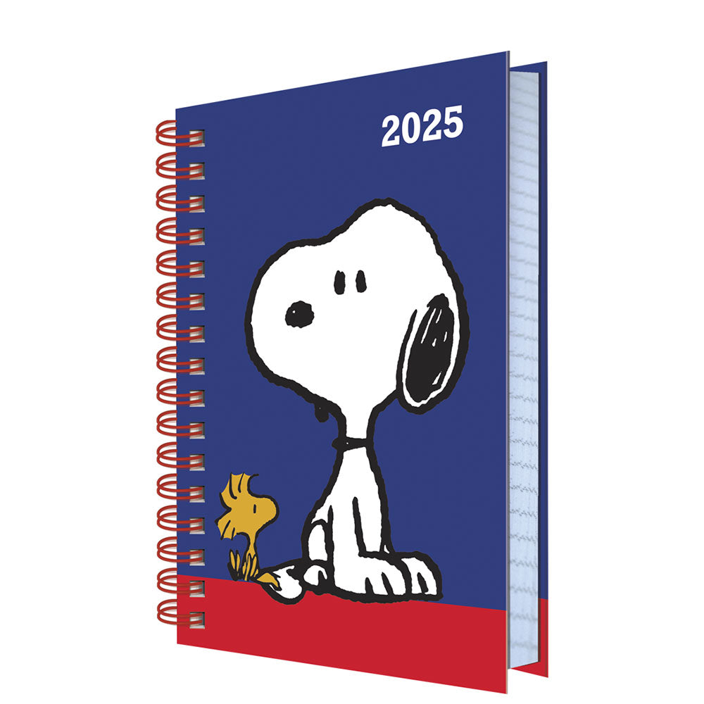 Agenda 2025 Diaria Snoopy con Stickers