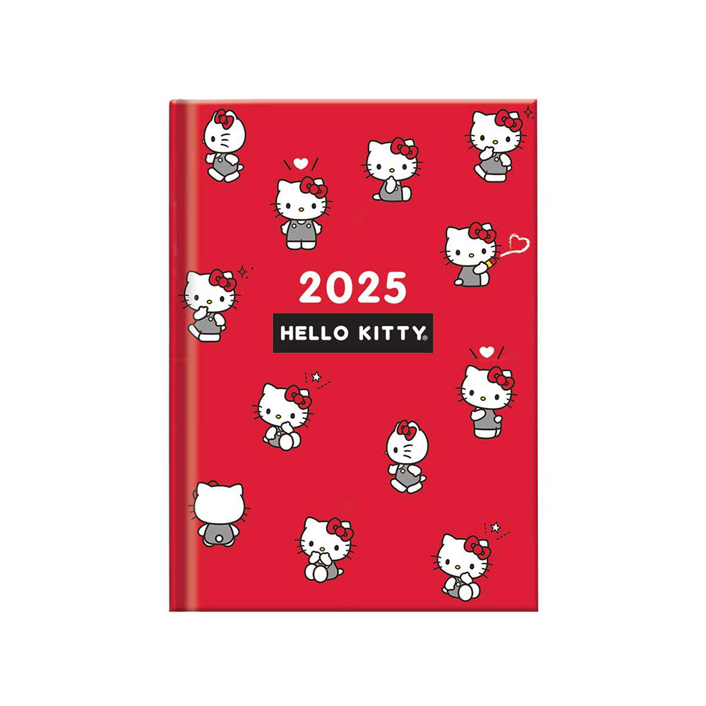 Agenda 2025 Diaria Hello Kitty con Stickers