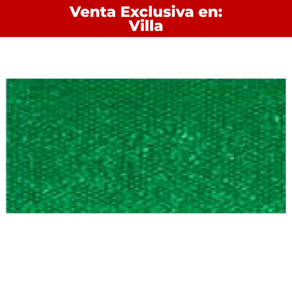 Papel Metalizado Gofrado Verde Rollo 25 mts Janel