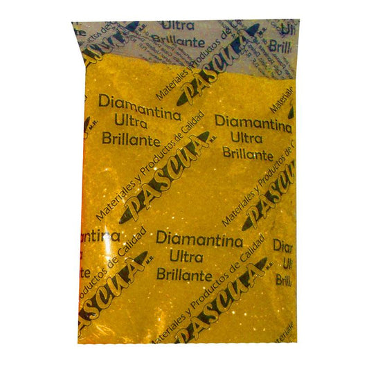 Diamantina Fina Dorado 50 grs Pascua Megafumi (5 piezas)