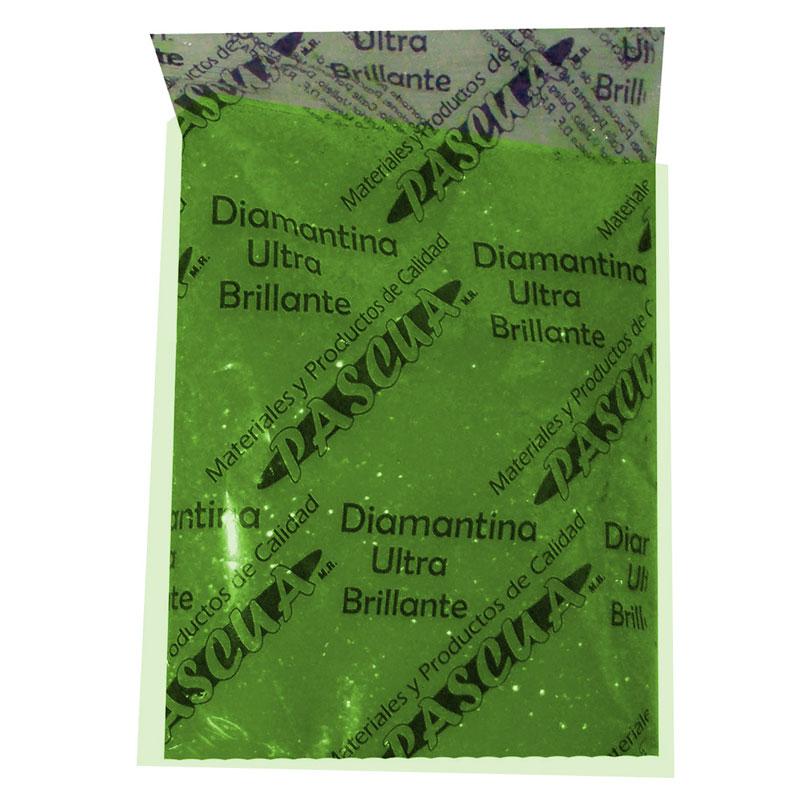 Diamantina Fina Verde Bandera 50 grs Pascua Megafumi (5 piezas)