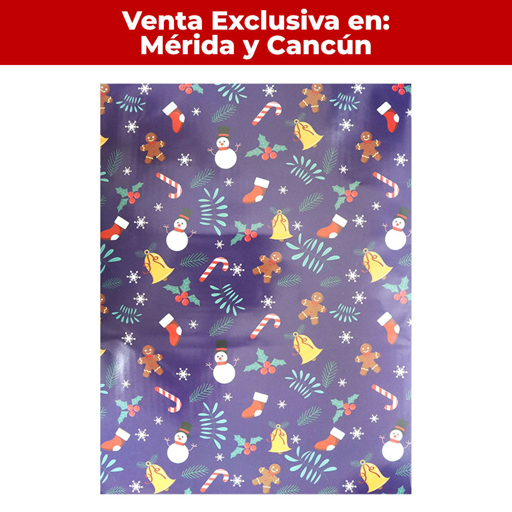 Papel de Regalo Navideño #3 75 x 51 cm 80 grs Itrade