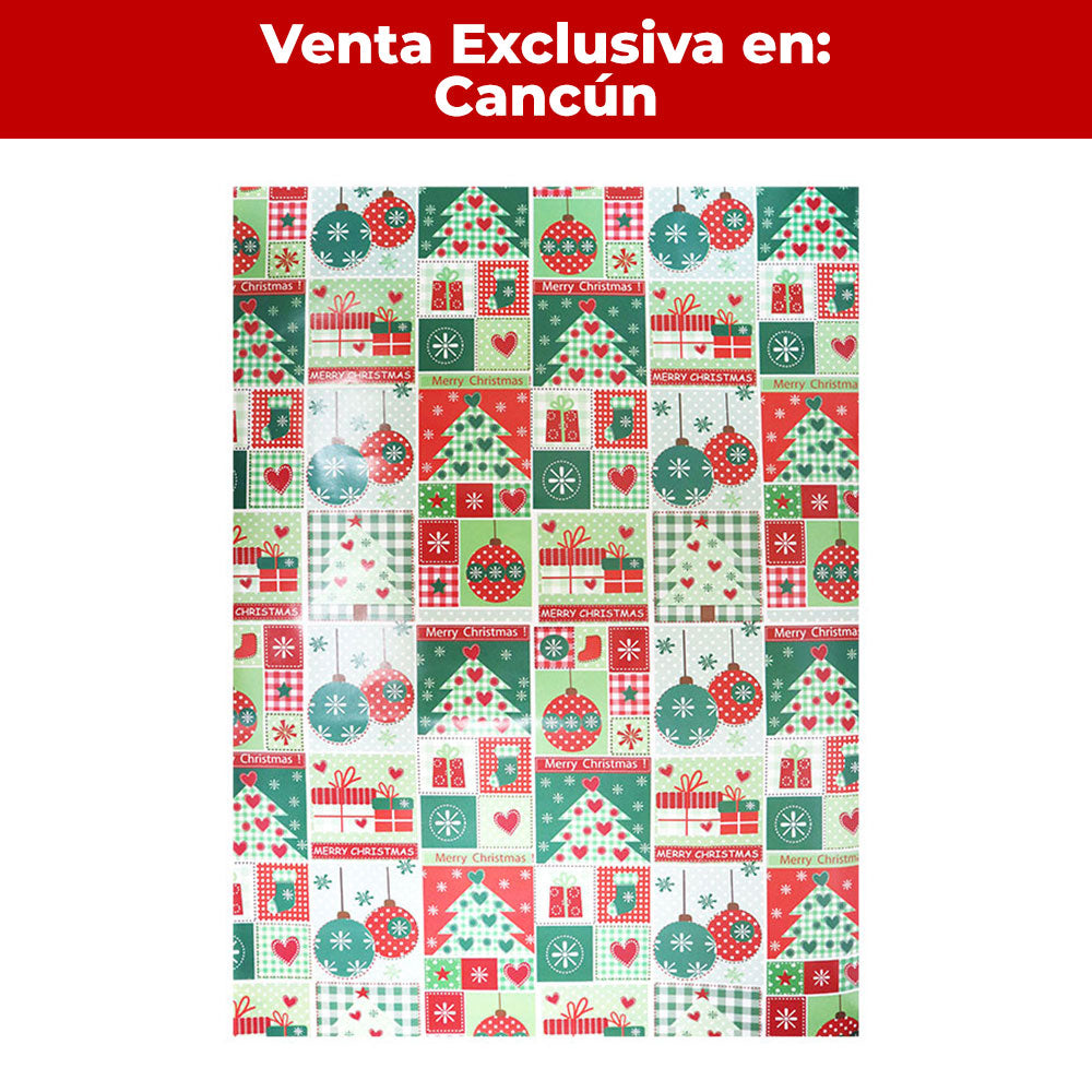 Papel de Regalo Navideño #4 75 x 51 cm 80 grs 10 piezas Itrade