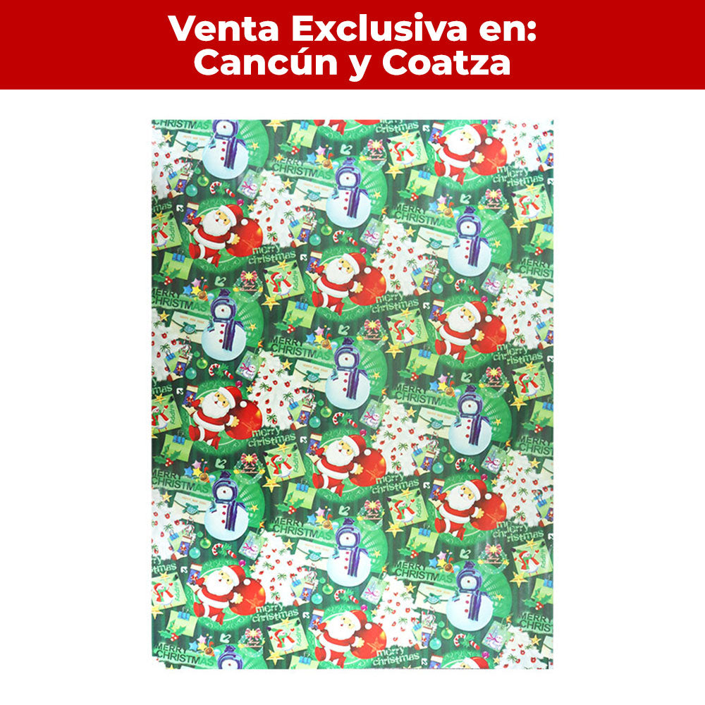 Papel de Regalo Navideño #6 75 x 51 cm 80 grs Itrade