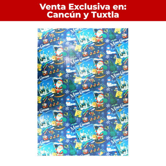 Papel de Regalo Navideño #11 75 x 51 cm 80 grs 10 piezas Itrade