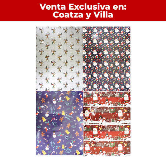 Papel De Regalo Navideño Varios Modelos (Unificado)